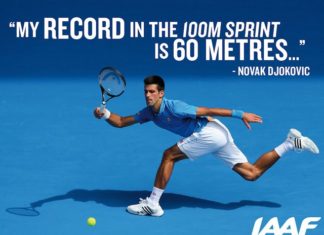 Ο Djokovic, το ρεκόρ του στα 100μ και πως βλέπει τον Bolt