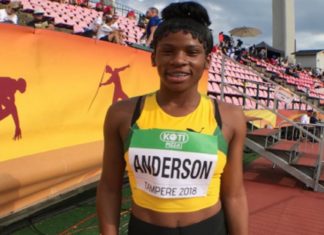 Ρεκόρ νεανίδων η Anderson στα 100μ. εμπόδια